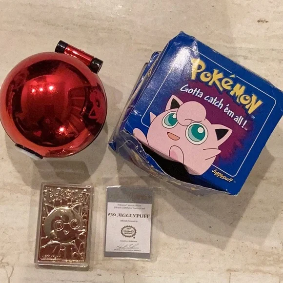 1999 Pokemon Jigglypuff 23K Gold Plated Card Burger King & Certificate  Pokeball is available for purchase on au PAY Market - Imported Goods Online  Store Co.Ltd. | au PAY Market - Online Shopping Site